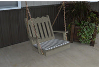 A & L Furniture Co. Yellow Pine 2' Royal English Chair Swing  - Ships FREE in 5-7 Business days - Rocking Furniture