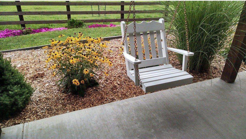 A & L Furniture Co. Yellow Pine 2' Royal English Chair Swing  - Ships FREE in 5-7 Business days - Rocking Furniture