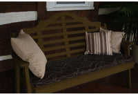 A & L Furniture Co. Yellow Pine 4' Marlboro Garden Bench  - Ships FREE in 5-7 Business days - Rocking Furniture