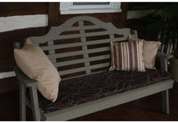A & L Furniture Co. Yellow Pine 5' Marlboro Garden Bench  - Ships FREE in 5-7 Business days - Rocking Furniture