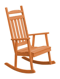 a&l classic porch rocking chair cedar stain