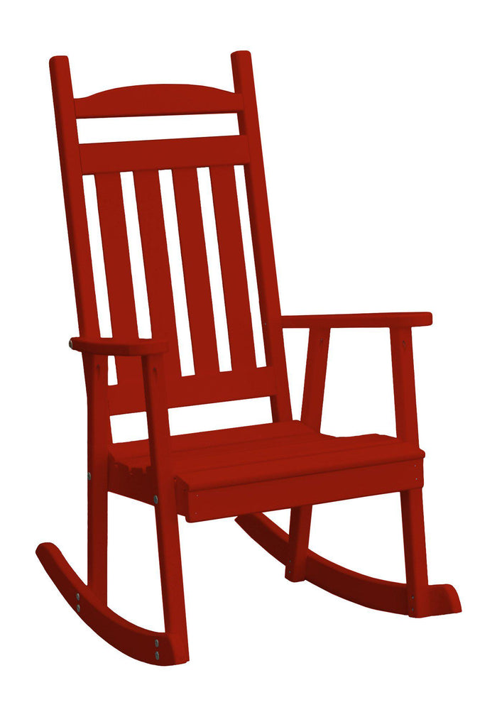 a&l classic porch rocking chair tractor red
