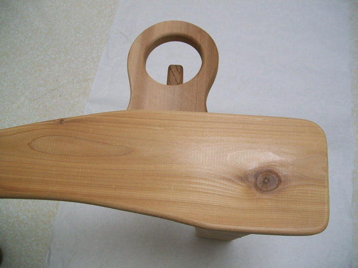 A & L FURNITURE CO. Western Red Cedar Cup Holder  - Ships FREE in 5-7 Business days - Rocking Furniture