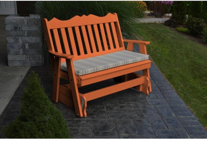 A&L Furniture Company Royal English Recycled Plastic 5ft Glider Chair - Rocking Furniture