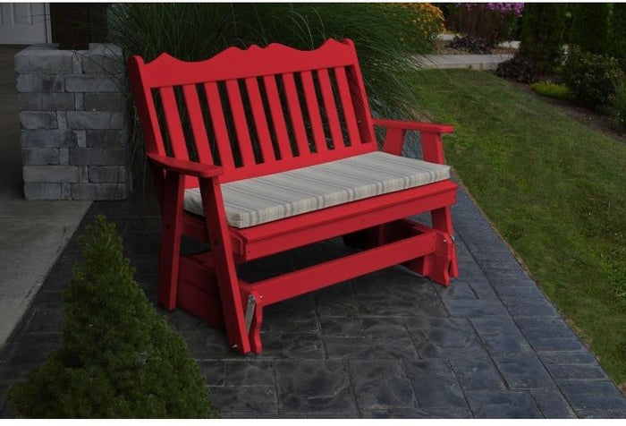 A&L Furniture Company Royal English Recycled Plastic 5ft Glider Chair - Rocking Furniture