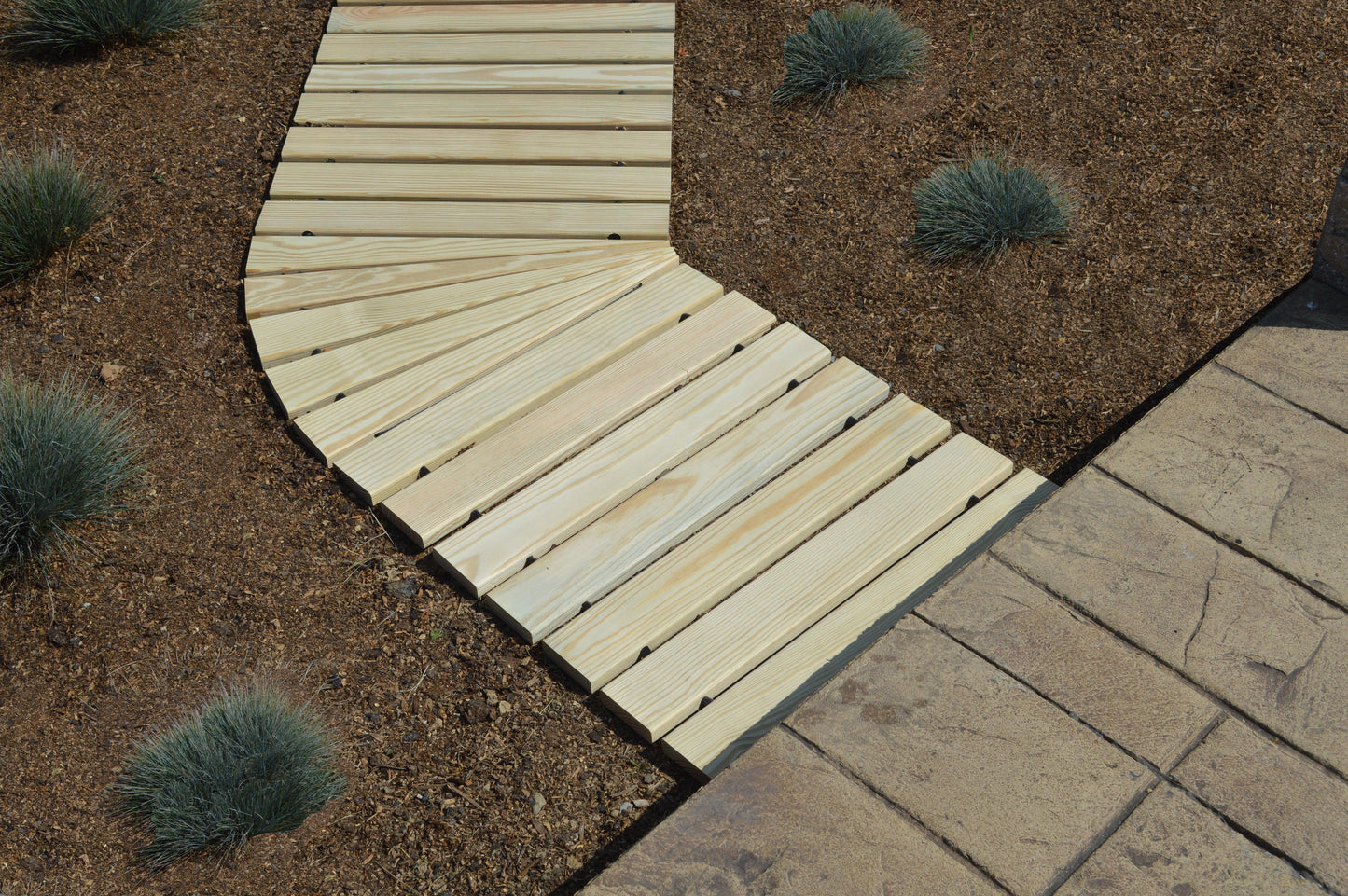 A&L Furniture Co. Pressure Treated Pine 2ft.  45 degree Walkway Corner - LEAD TIME TO SHIP 10 BUSINESS DAYS
