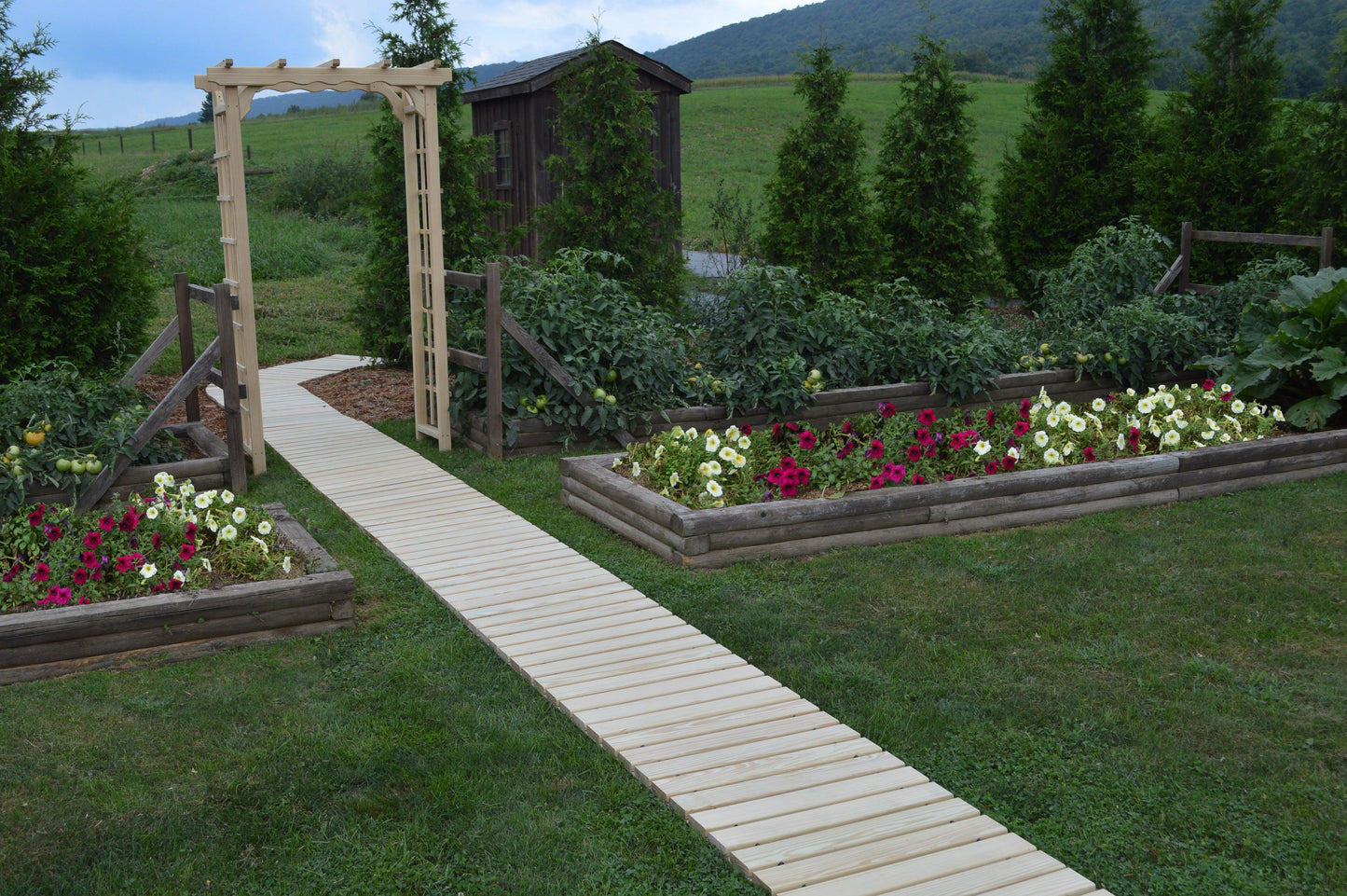 Backyard Crafts Pressure Treated Pine 2' x 8' Walkway - LEAD TIME TO SHIP 10 BUSINESS DAYS