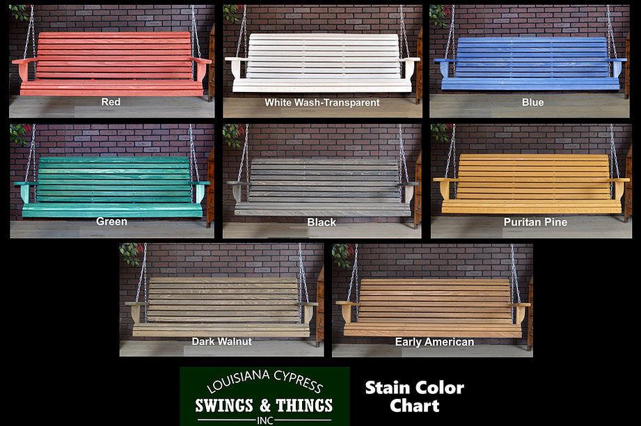 la cypress swing stain color chart