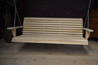 la cypress unfinished 5ft regular porch swing