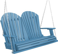 wildridge heritage 2 person adirondack porch swing powder blue