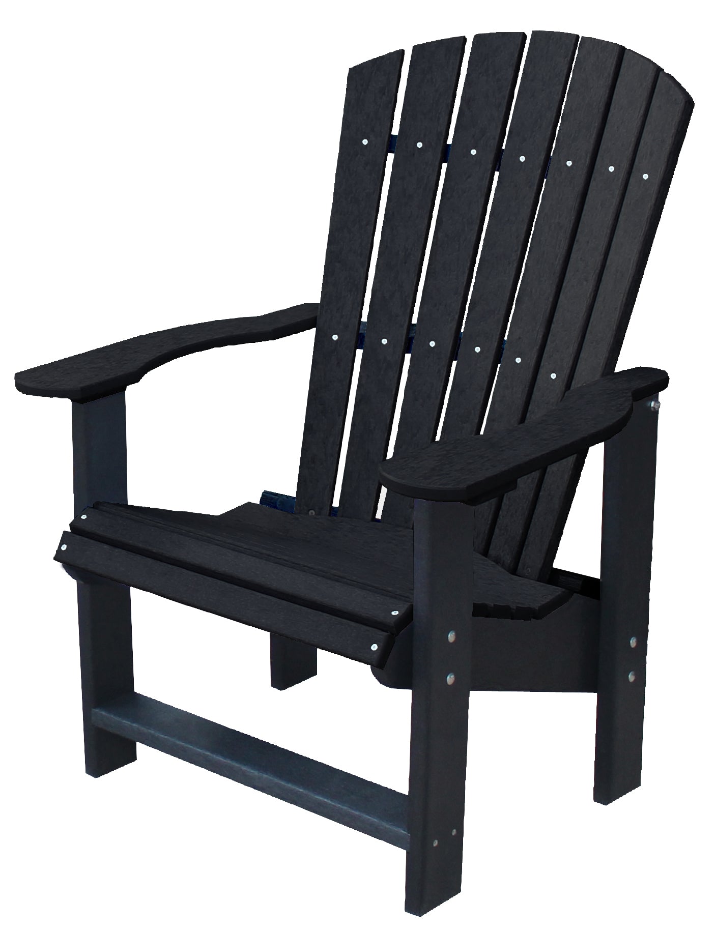 Wildridge LCC-112 Recycled Plastic Heritage Upright Adirondack Chair with Elevated Seat Height (QUICK SHIP) - LEAD TIME TO SHIP 3 TO 4 BUSINESS DAYS