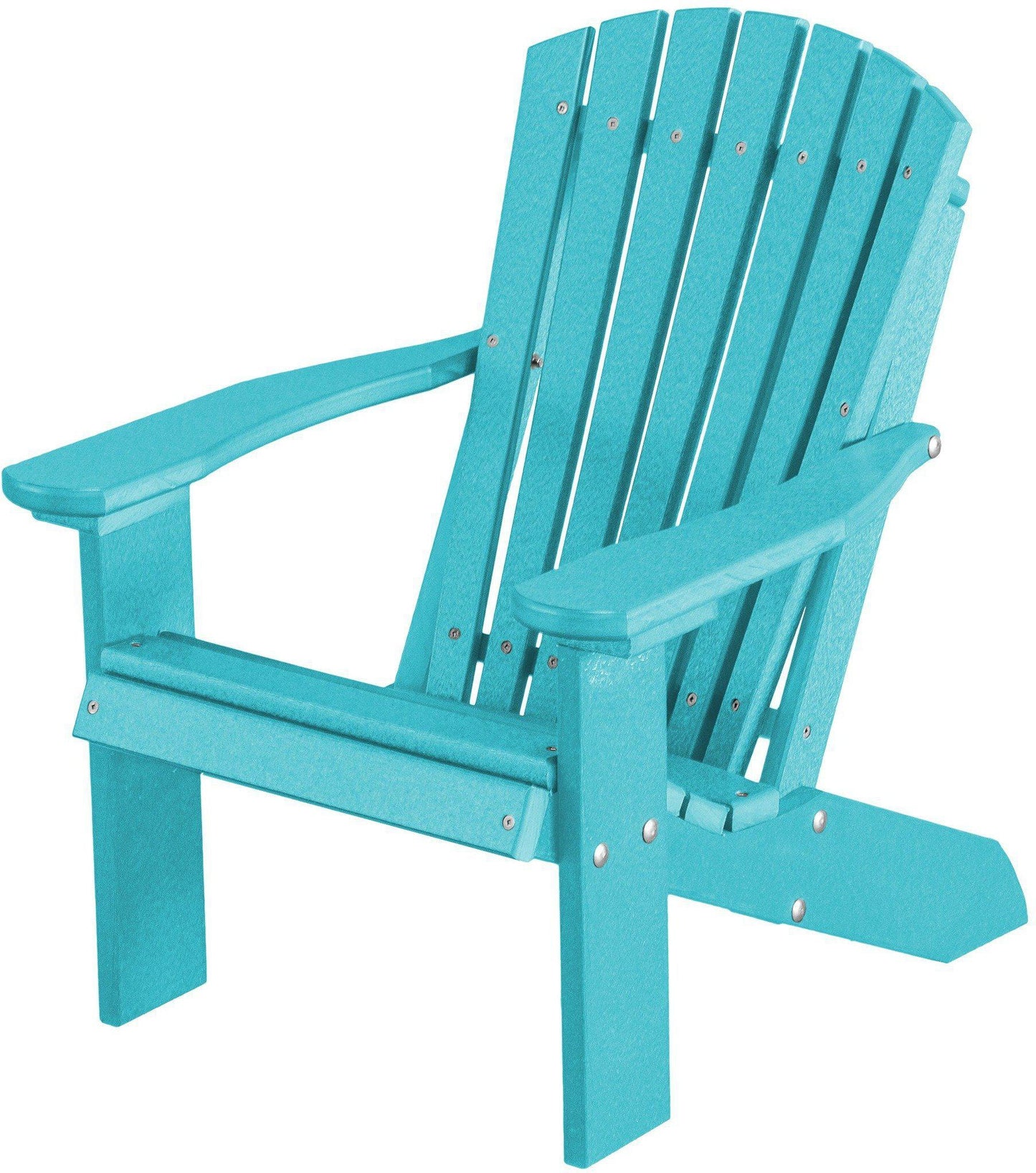 wildridge outdoor recycled plastic children's adirondack chair aruba blue