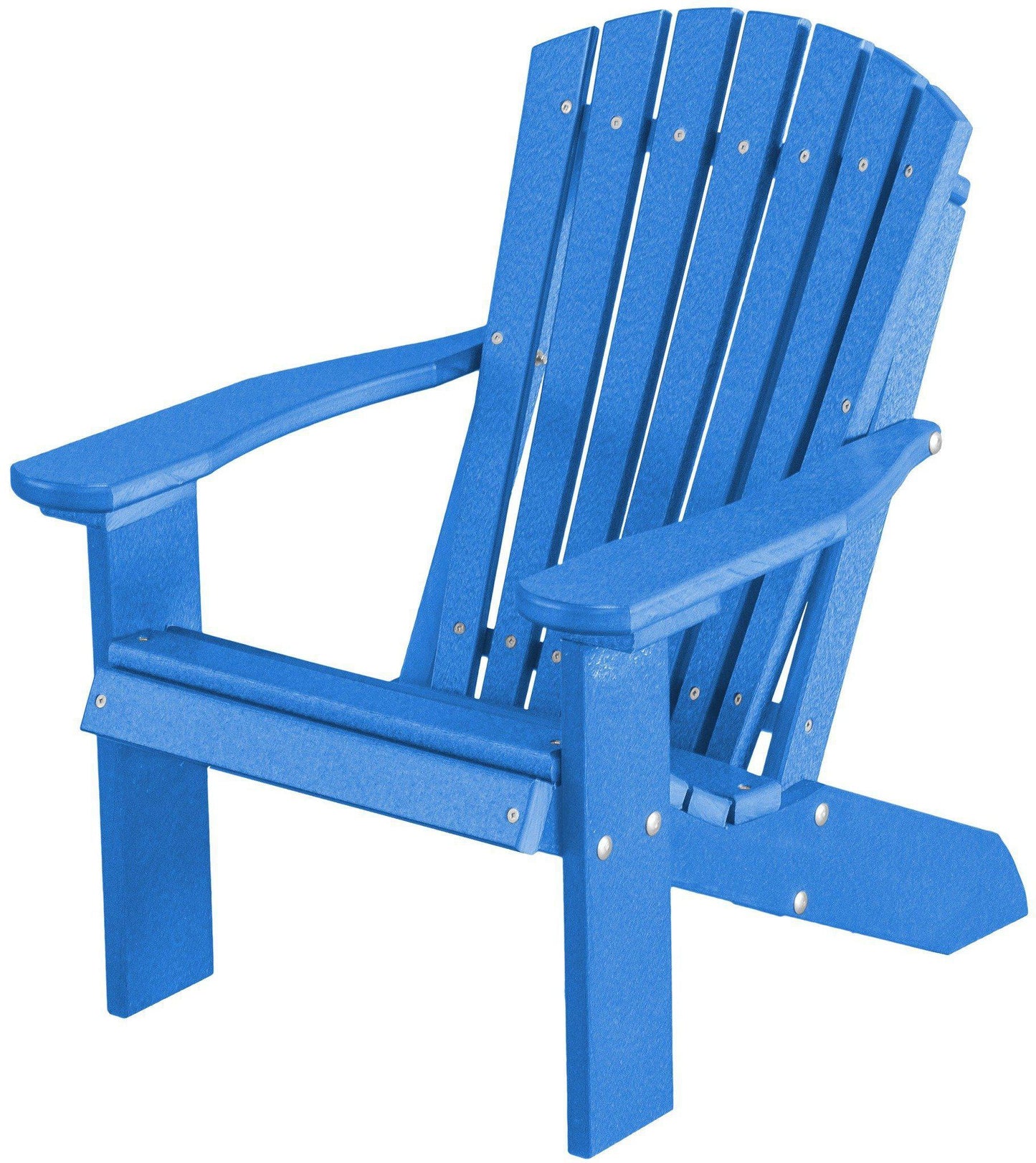 wildridge outdoor recycled plastic children's adirondack chair blue