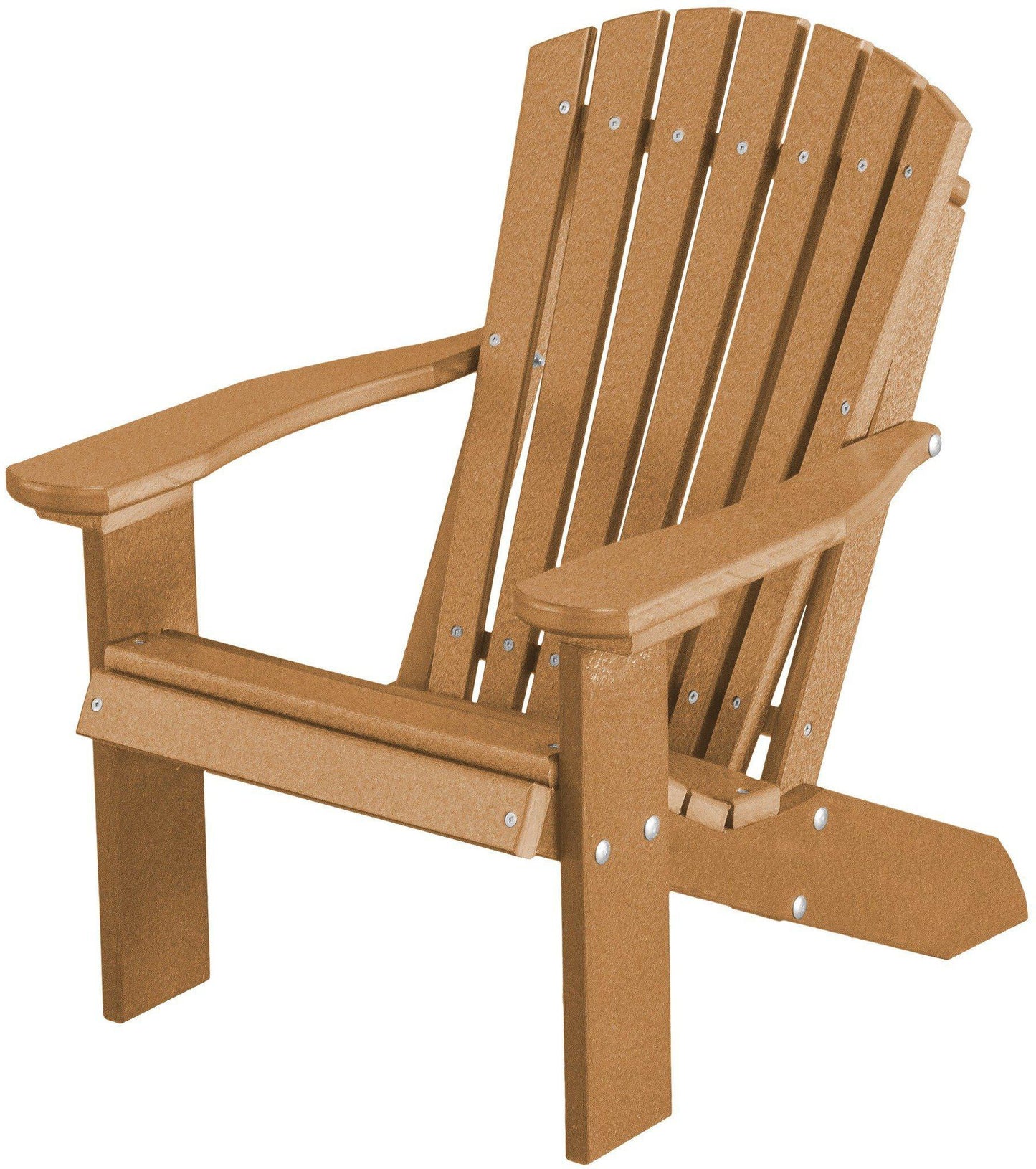 wildridge outdoor recycled plastic children's adirondack chair cedar