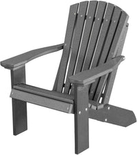 wildridge outdoor recycled plastic children's adirondack chair dark gray