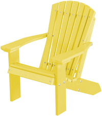 wildridge outdoor recycled plastic children's adirondack chair lemon yellow