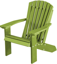 wildridge outdoor recycled plastic children's adirondack chair lime green