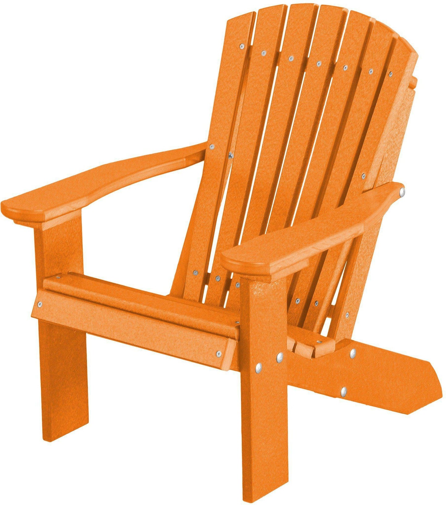wildridge outdoor recycled plastic children's adirondack chair orange