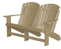 wildridge outdoor recycled plastic heritage adirondack bench weathered wood