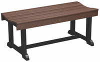 Wildridge Heritage Outdoor Recycled Plastic Patio Bench 42"