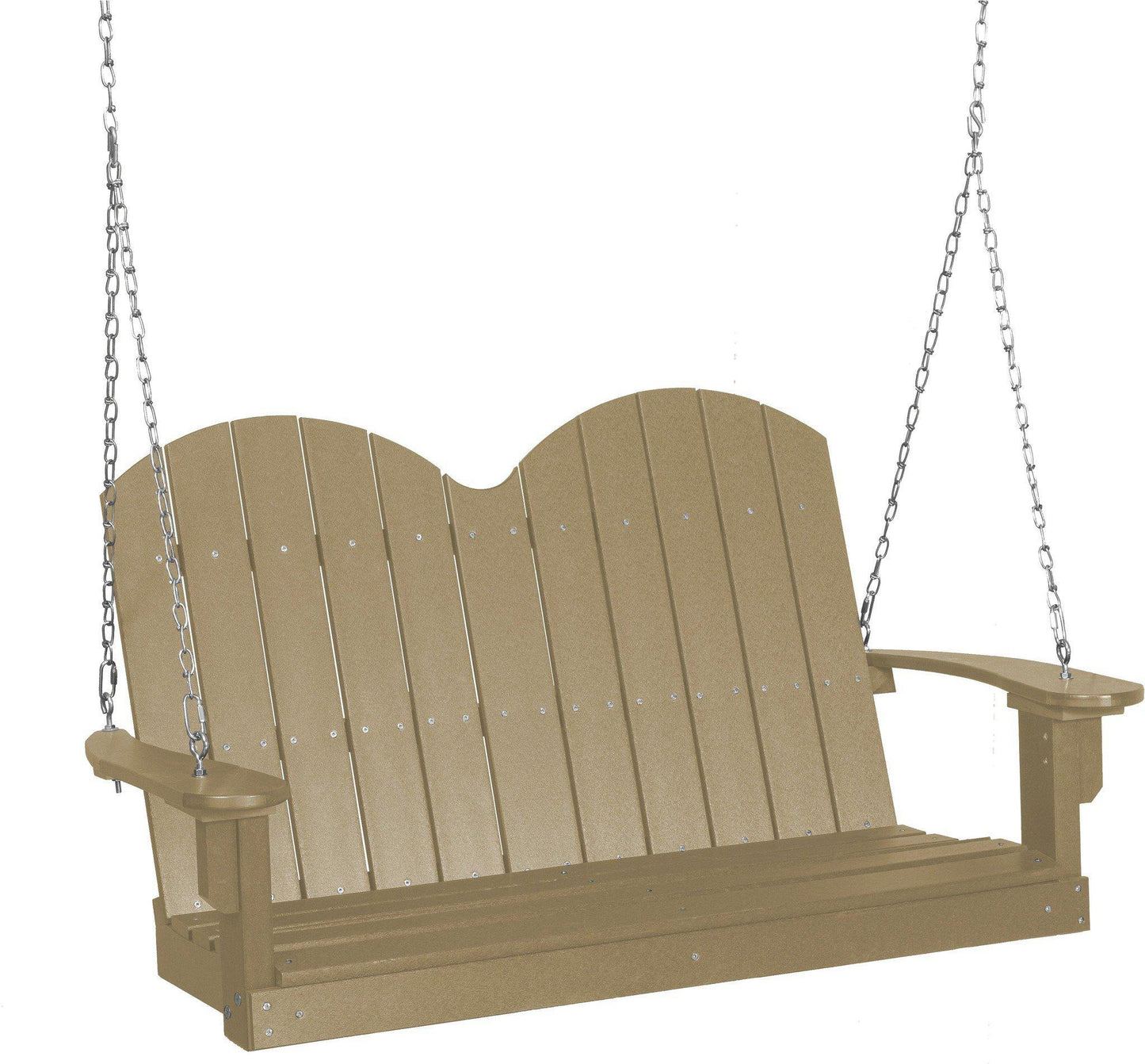 Wildridge Outdoor Recycled Plastic Classic Savannah 4ft Porch Swing - LEAD TIME TO SHIP 3 WEEKS