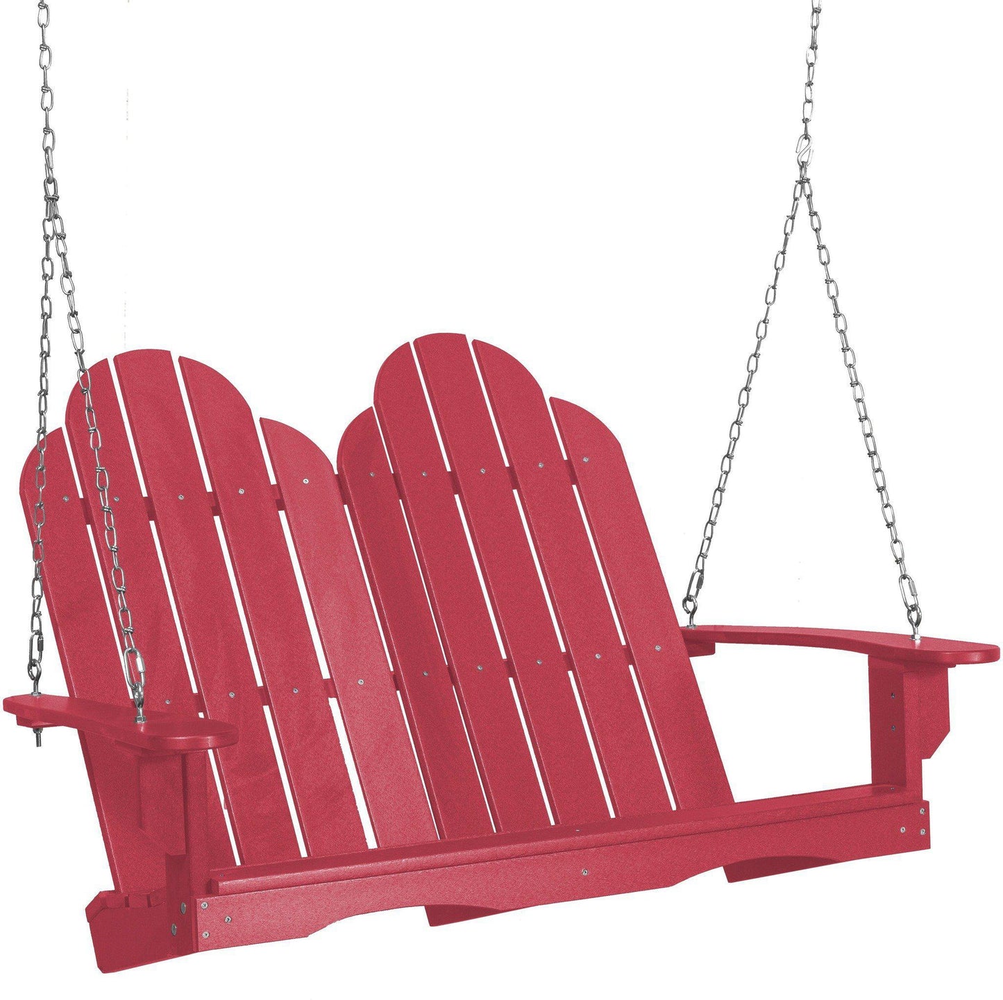 Wildridge Outdoor Recycled Plastic Classic Adirondack 4ft Porch Swing - LEAD TIME TO SHIP 6 WEEKS OR LESS