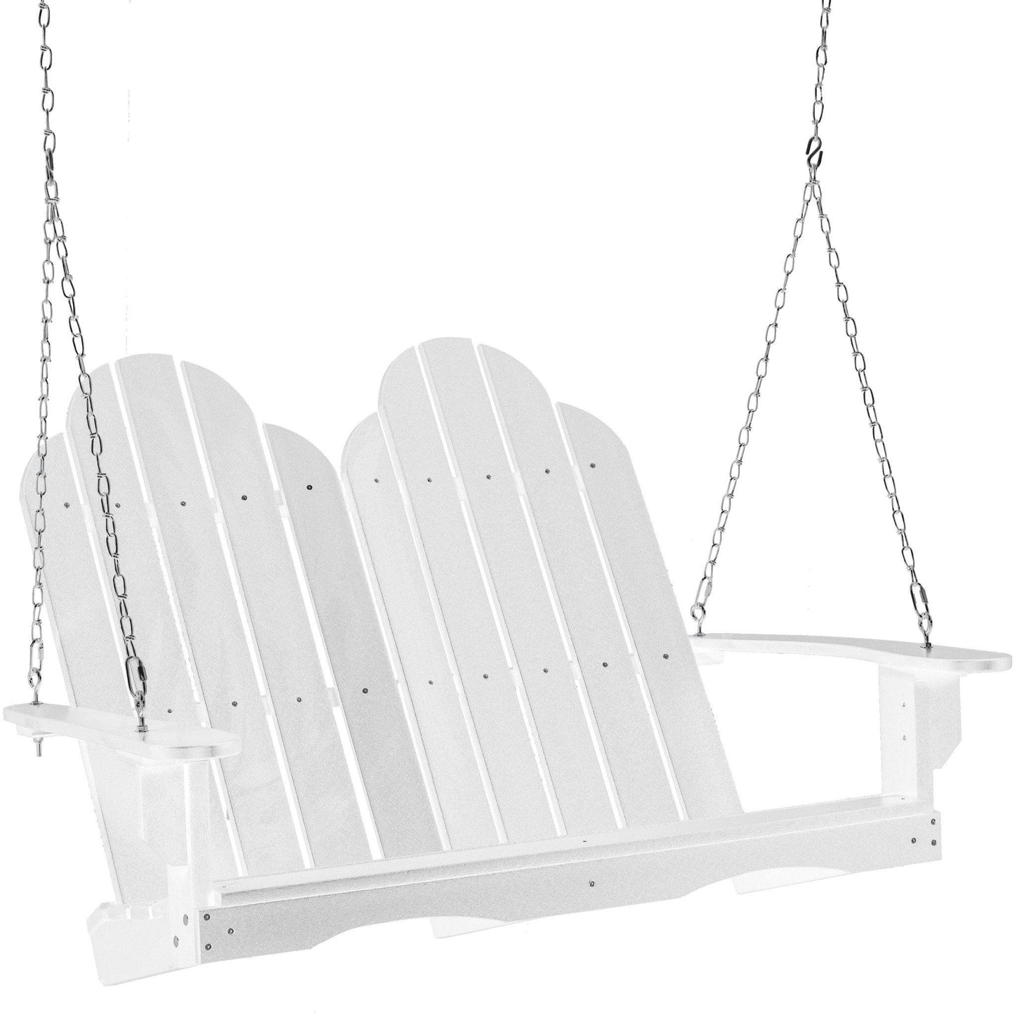 Wildridge Outdoor Recycled Plastic Classic Adirondack 4ft Porch Swing - LEAD TIME TO SHIP 3 WEEKS