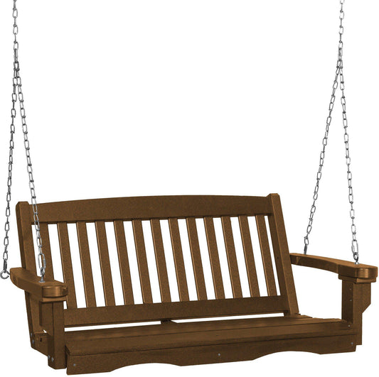 Wildridge Outdoor Recycled Plastic Classic Mission 4ft  Porch Swing - LEAD TIME TO SHIP 3 WEEKS