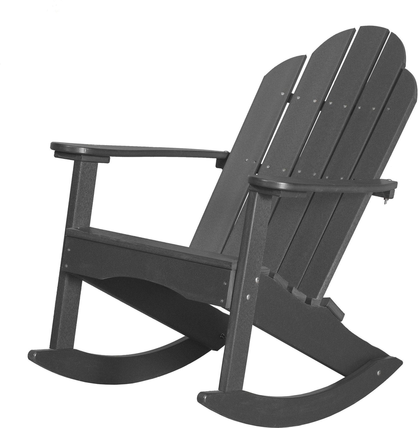 Wildridge Outdoor Recycled Plastic Classic Adirondack Rocking Chair - LEAD TIME TO SHIP 6 WEEKS OR LESS