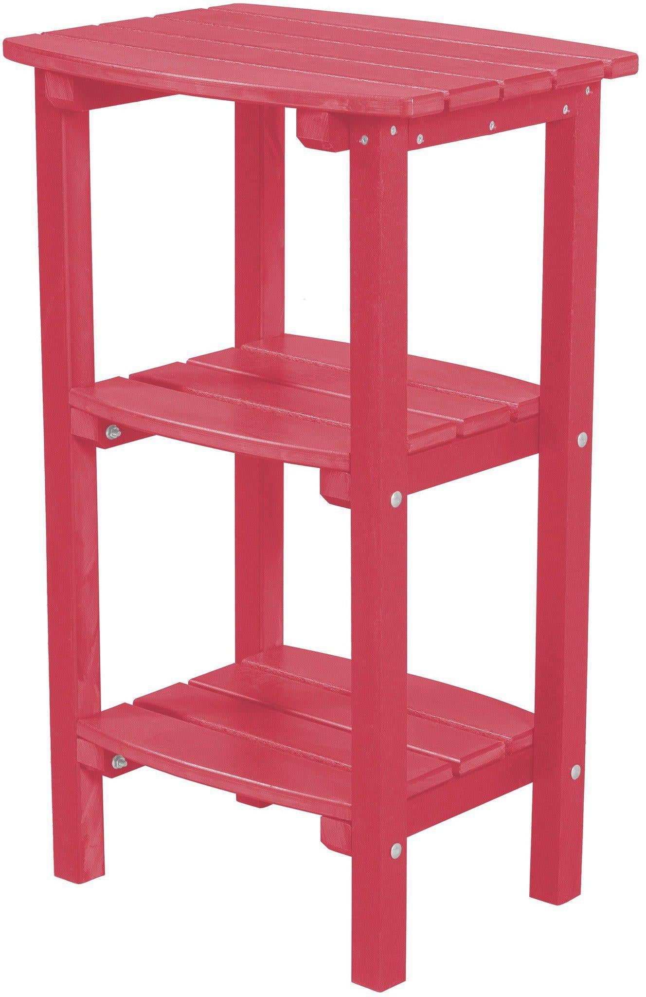Wildridge Recycled Plastic LCC-221 Classic 3 Shelf Side Table (COUNTER HEIGHT) - LEAD TIME TO SHIP 4 WEEKS