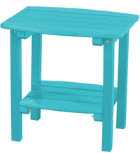 wildridge recycled plastic classic side table aruba blue