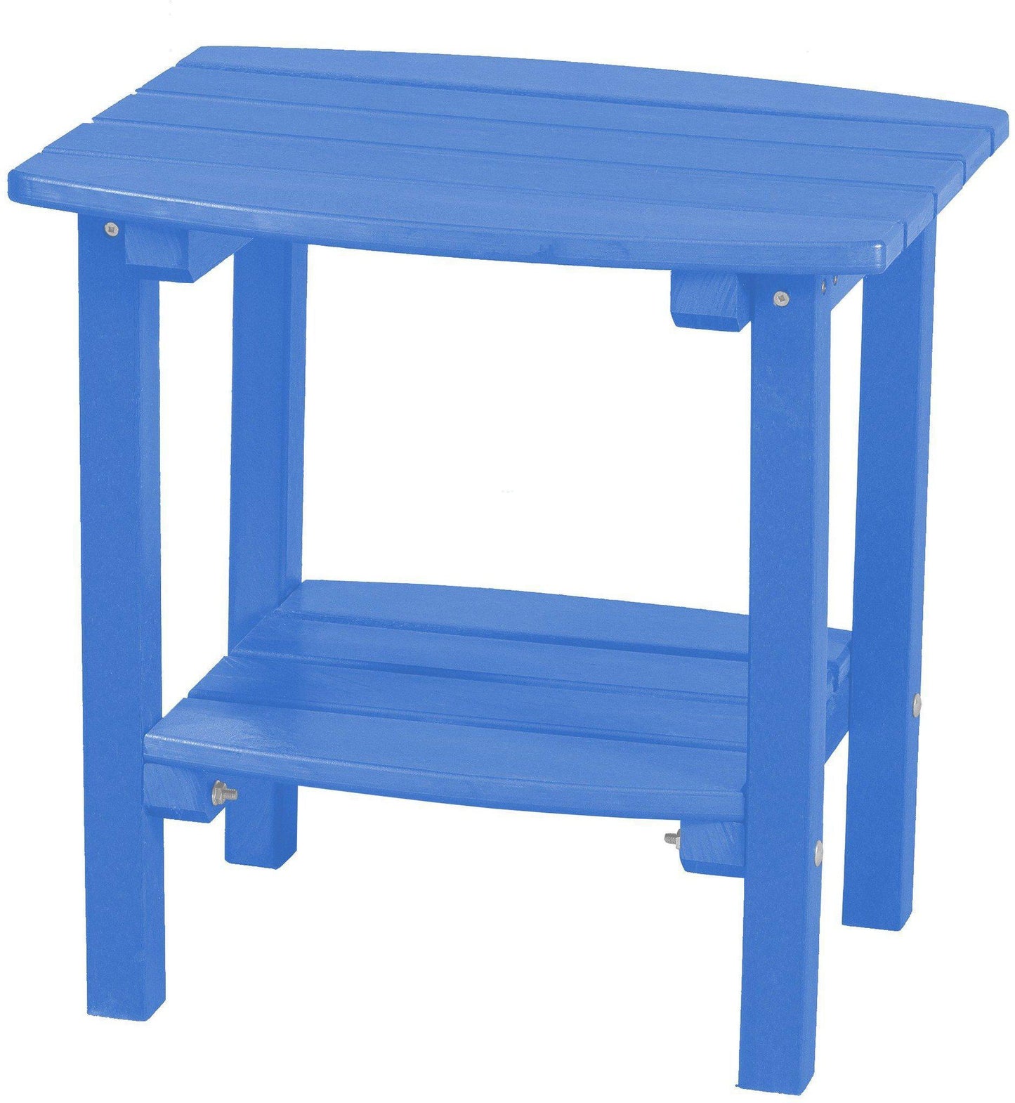 wildridge recycled plastic classic side table blue