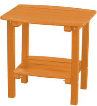 wildridge recycled plastic classic side table orange