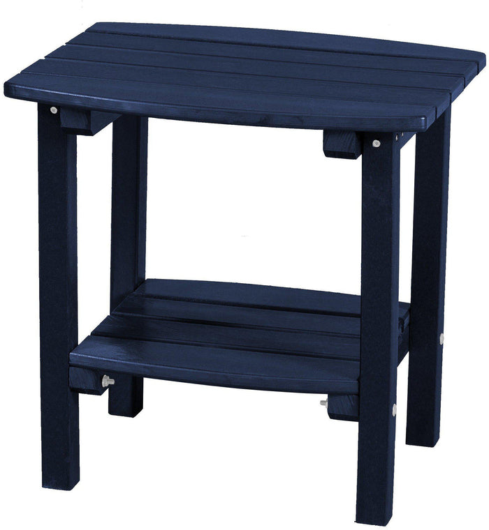 wildridge recycled plastic classic side table patriot blue