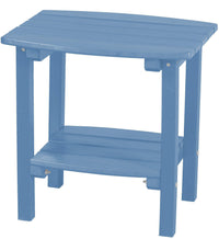 wildridge recycled plastic classic side table powder blue