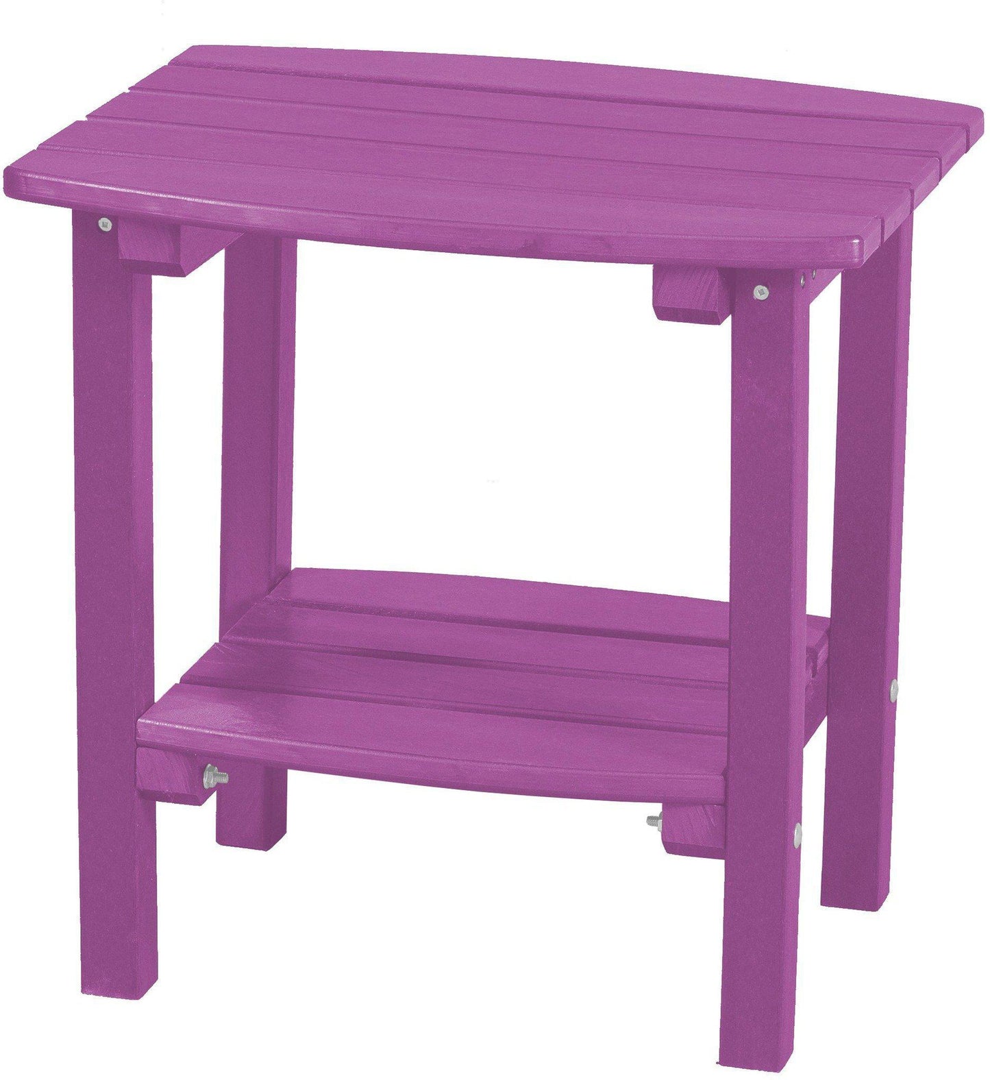 wildridge recycled plastic classic side table purple