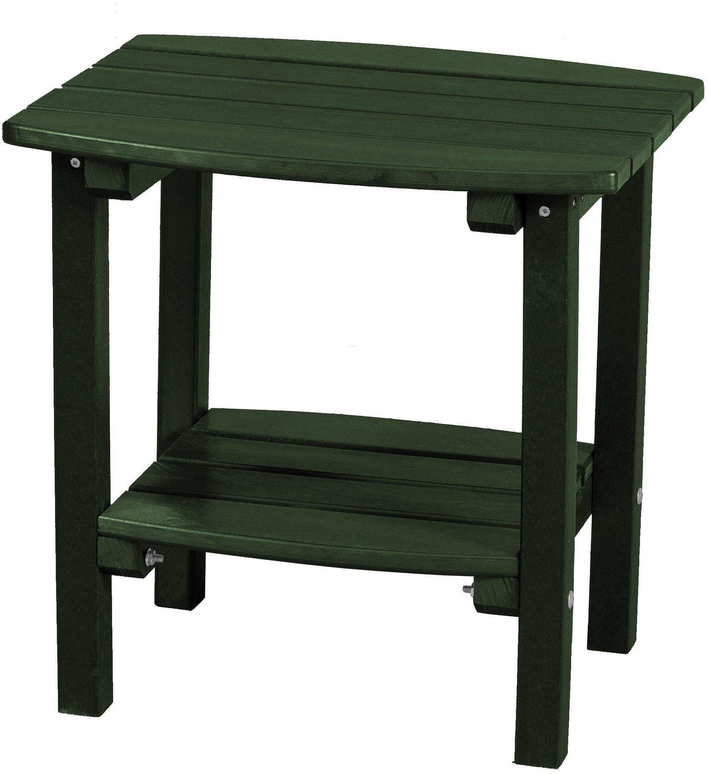 wildridge recycled plastic classic side table turf green