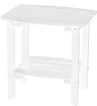 wildridge recycled plastic classic side table white