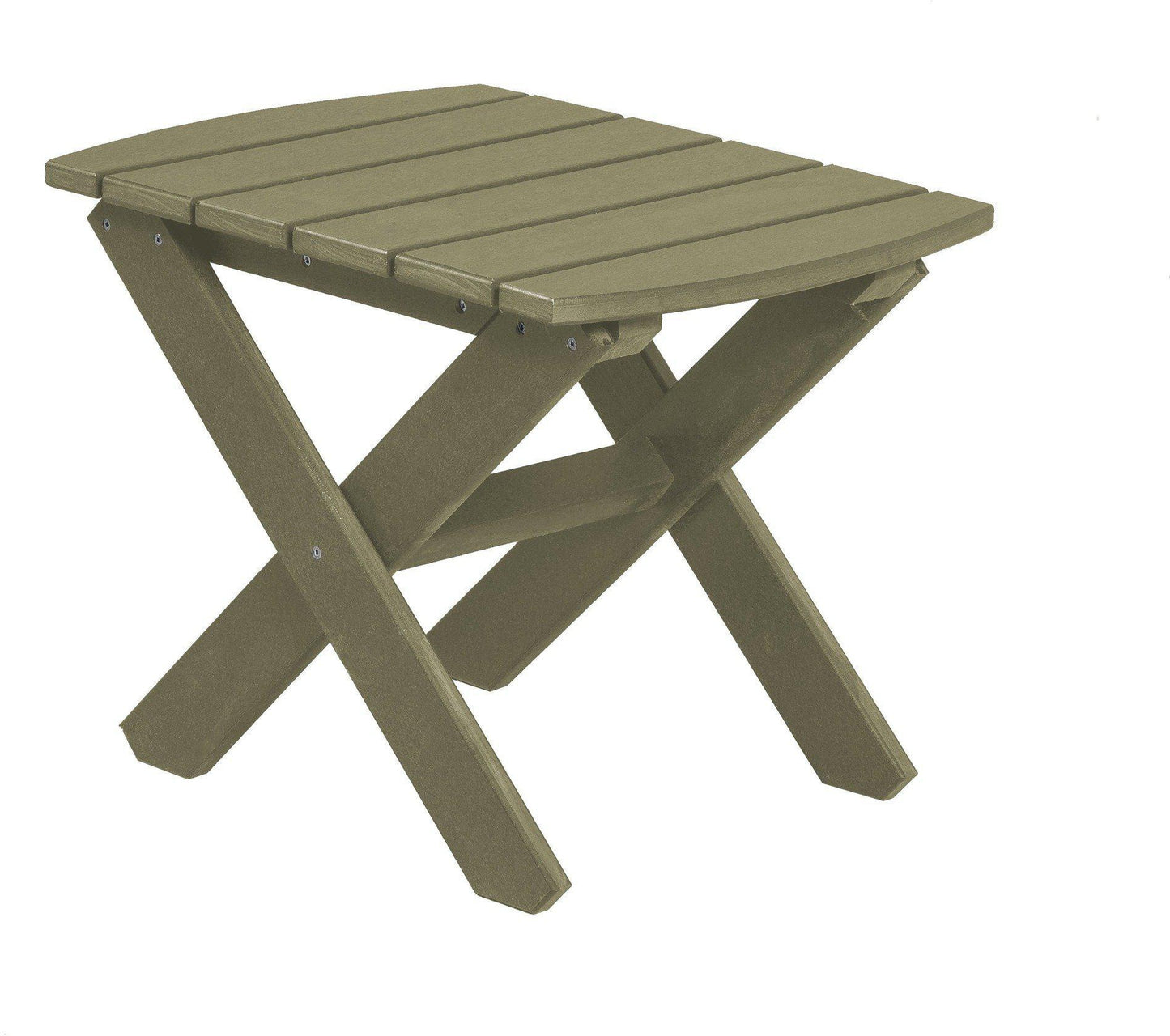 Wildridge Recycled Plastic LCC-228 Classic Rectangular Side Table - LEAD TIME TO SHIP 3 WEEKS