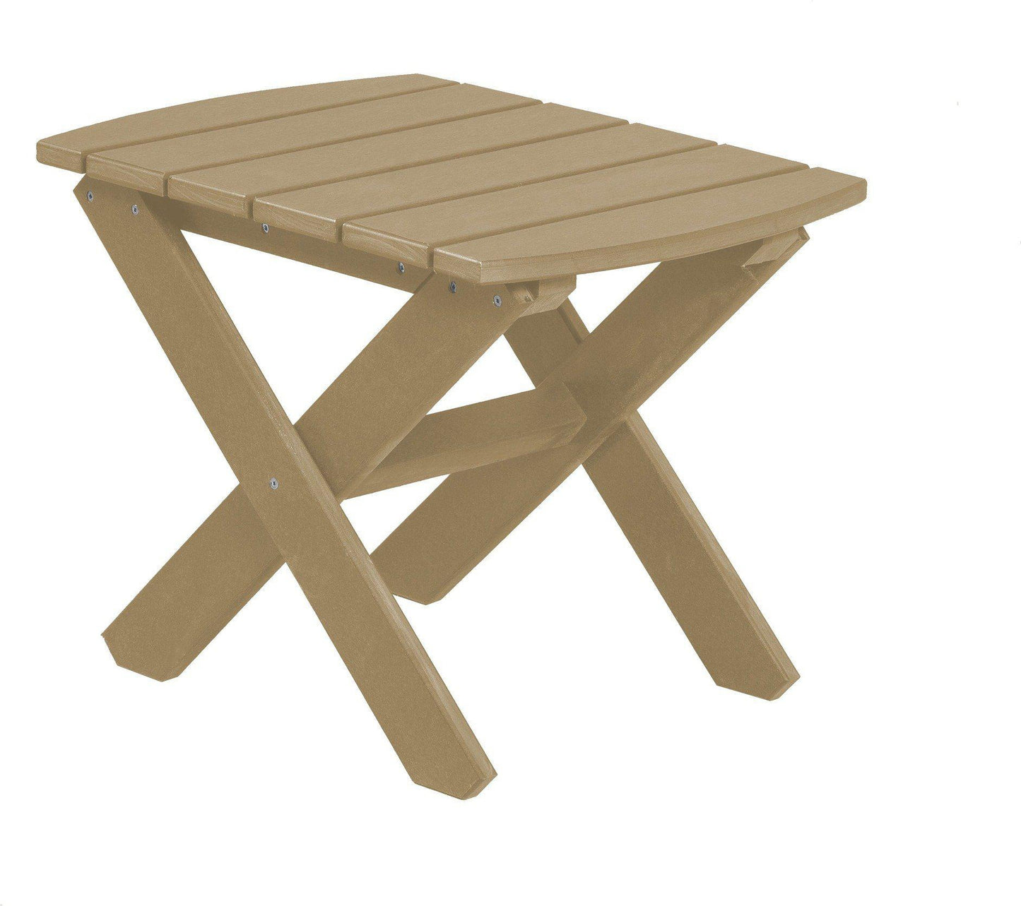 Wildridge Recycled Plastic LCC-228 Classic Rectangular Side Table - LEAD TIME TO SHIP 3 WEEKS
