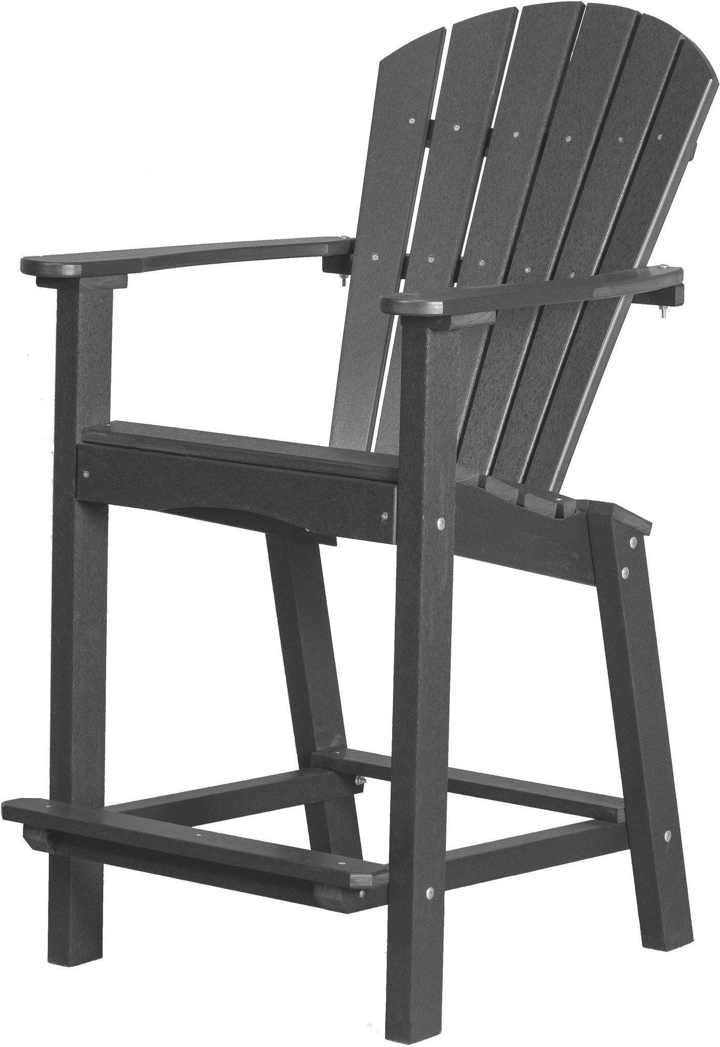 Wildridge Recycled Plastic Outdoor Classic 30” High Dining Chair - LEAD TIME TO SHIP 4 WEEKS