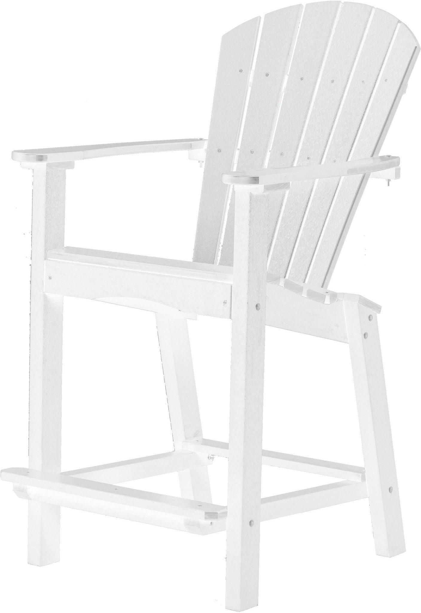 Wildridge Recycled Plastic Outdoor Classic 26.5” High Dining Chair (COUNTER HEIGHT) - LEAD TIME TO SHIP 4 WEEKS