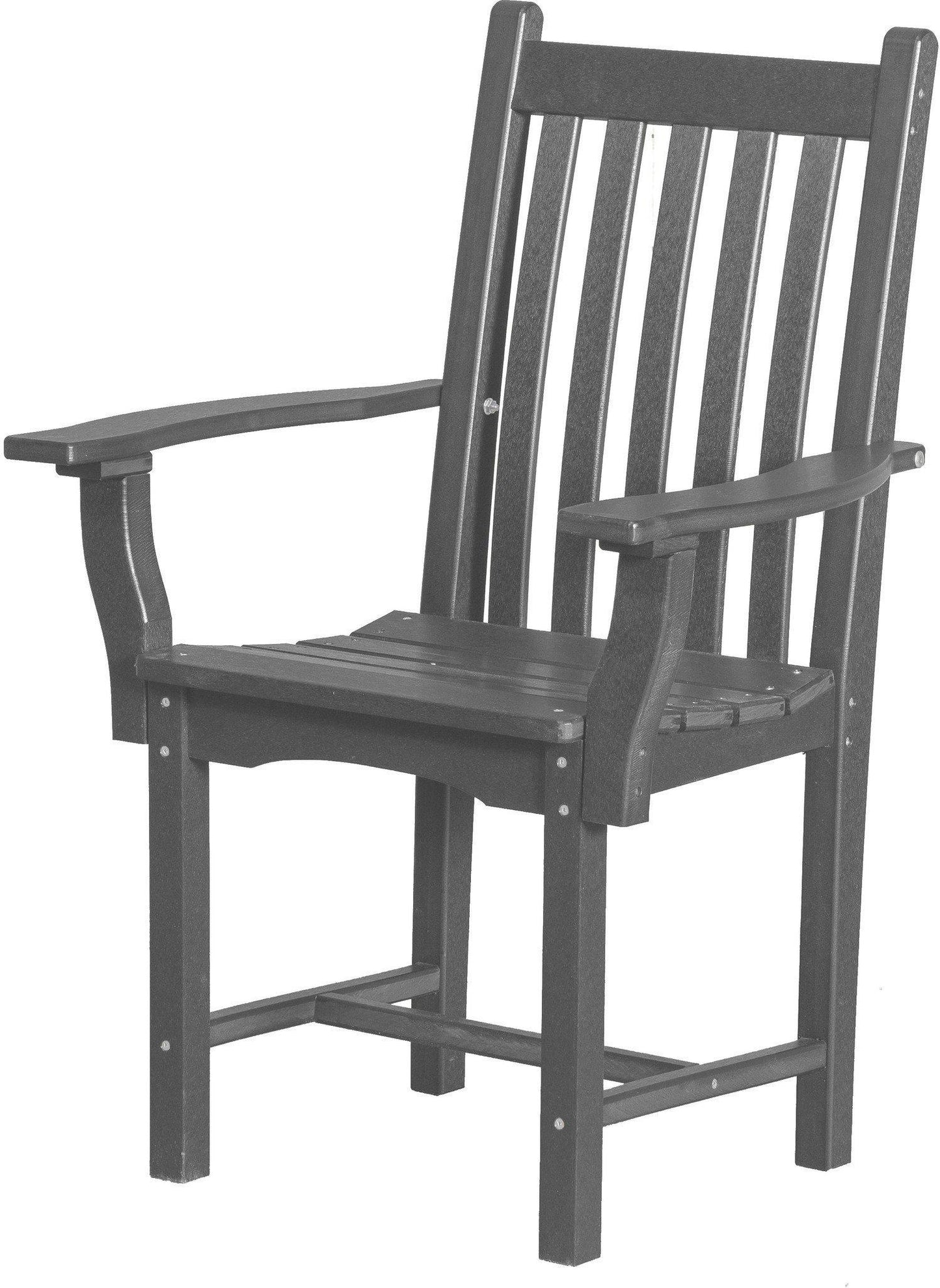 Wildridge Outdoor Recycled Plastic Classic Dining Chair with Arms - LEAD TIME TO SHIP 3 WEEKS