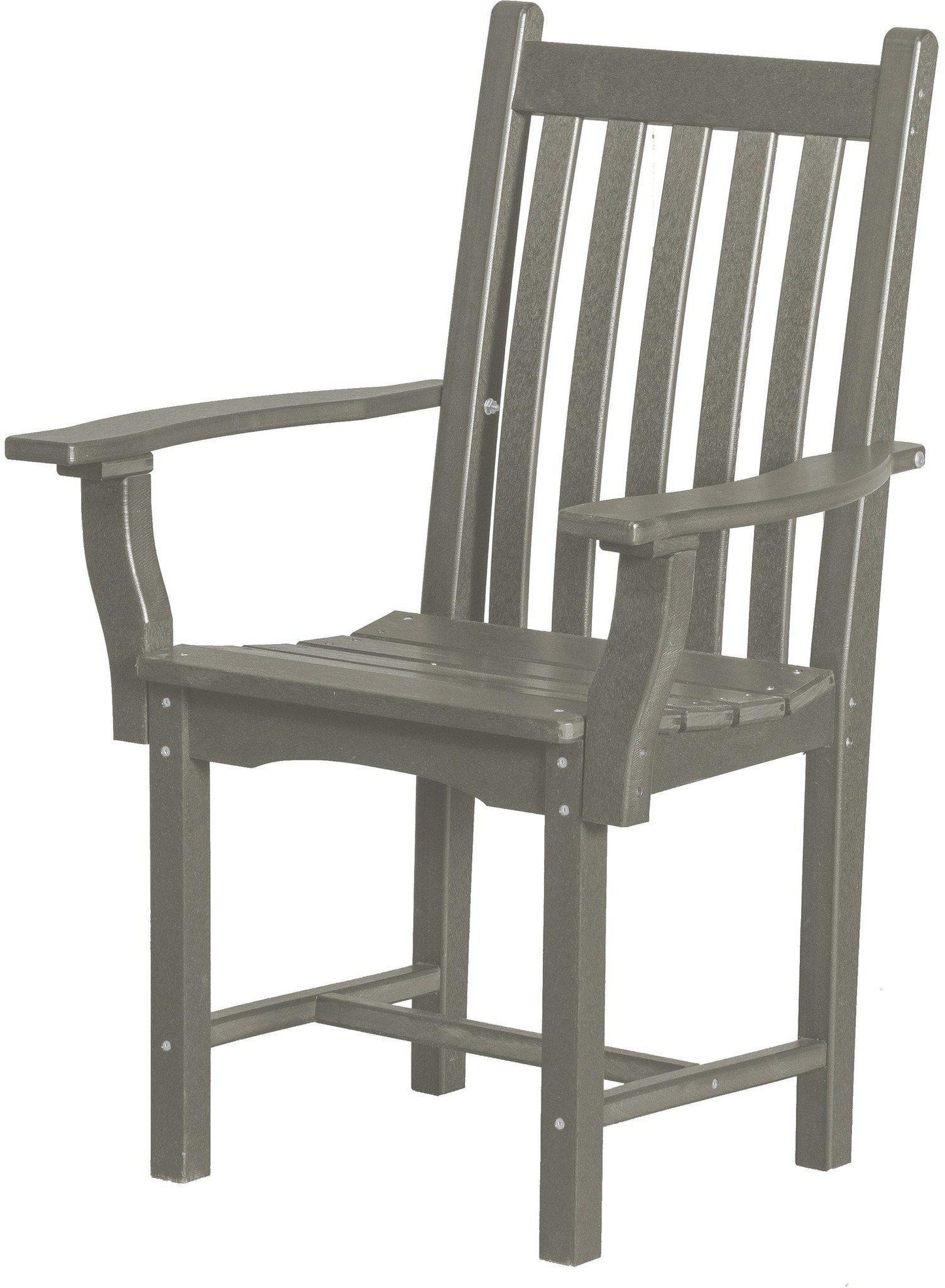 Wildridge Outdoor Recycled Plastic Classic Dining Chair with Arms - LEAD TIME TO SHIP 3 WEEKS