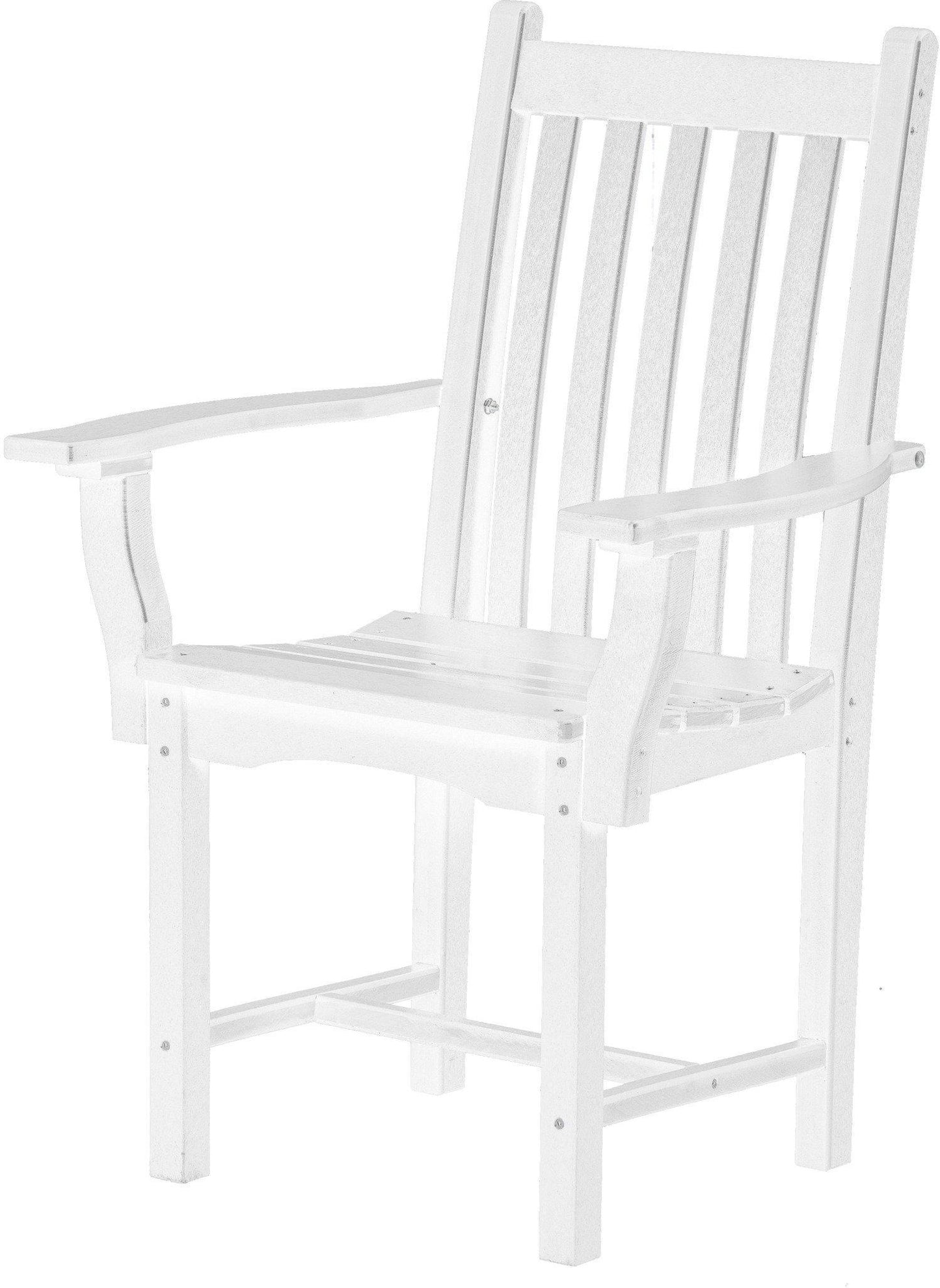 Wildridge Outdoor Recycled Plastic Classic Dining Chair with Arms - LEAD TIME TO SHIP 3 WEEKS