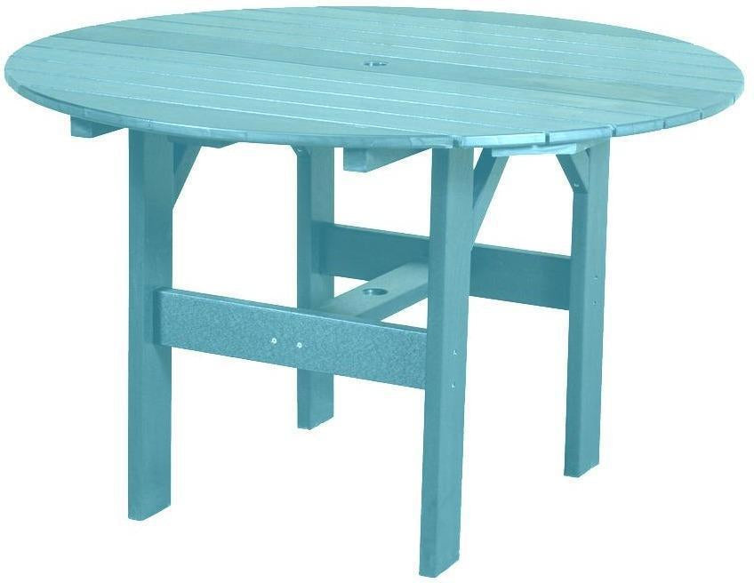 Wildridge Recycled Plastic Classic 46" Round Outdoor Dining Table - LEAD TIME TO SHIP 10 BUSINESS DAYS OR LESS