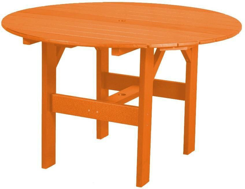 Wildridge Recycled Plastic Classic 46" Round Outdoor Dining Table - LEAD TIME TO SHIP 10 BUSINESS DAYS OR LESS