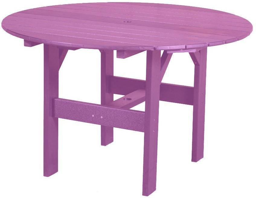 Wildridge Recycled Plastic Classic 46" Round Outdoor Dining Table - LEAD TIME TO SHIP 4 WEEKS