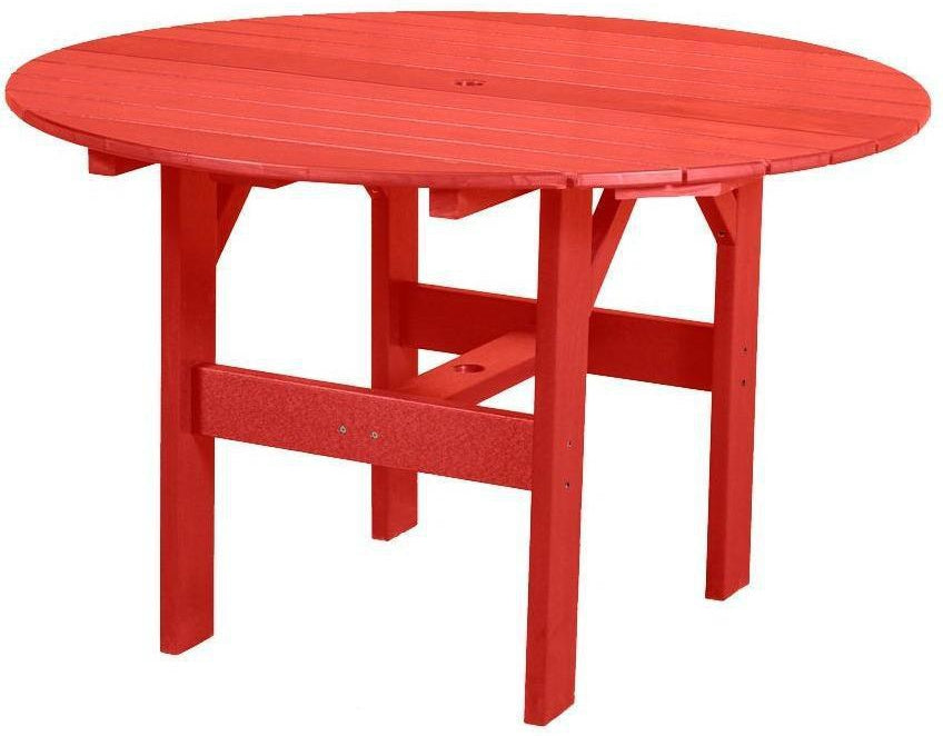 Wildridge Recycled Plastic Classic 46" Round Outdoor Dining Table - LEAD TIME TO SHIP 3 WEEKS