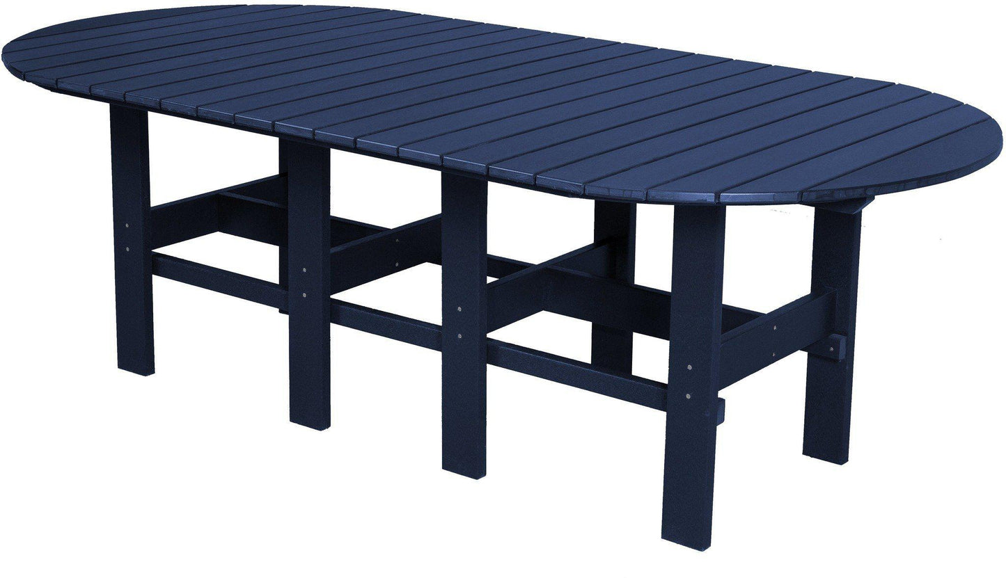 Wildridge Classic Recycled Plastic 44" x 84" Oval Dining Table - LEAD TIME TO SHIP 3 WEEKS
